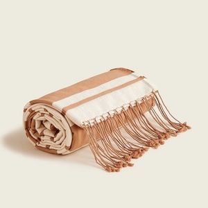 NWT J.Crew Striped Lightweight Beach Towel Sarong